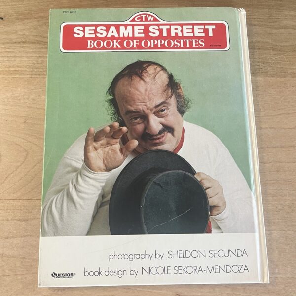 Sesame Street Book of Opposites by Zero Mostel and George Mendoza - Image 3