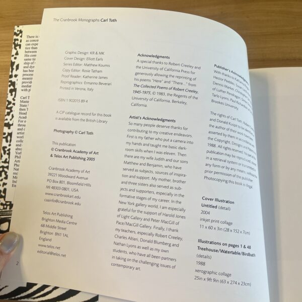 Carl Toth: The Cranbrook Monographs - Image 4