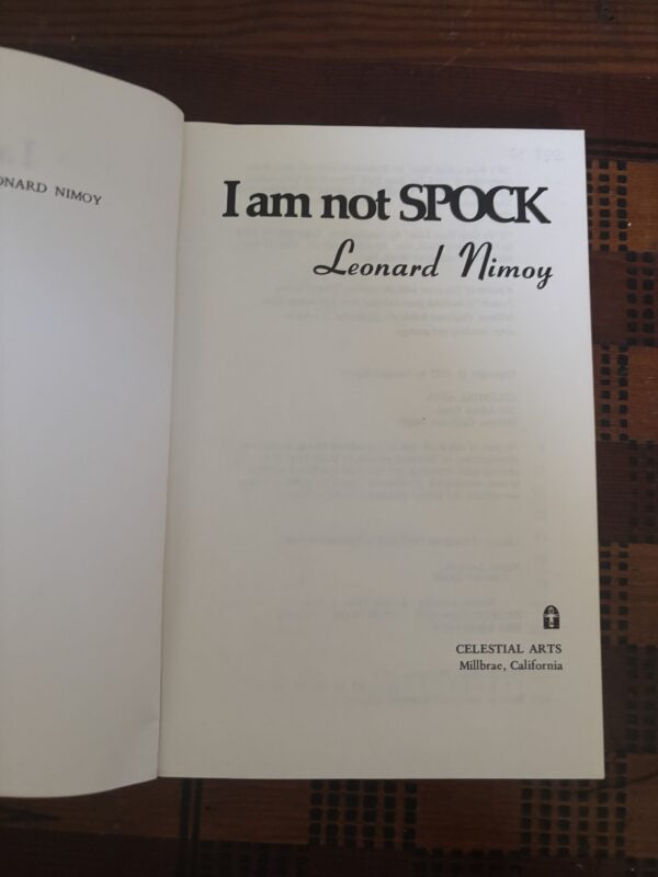 I am Not Spock by Leonard Nimoy - Image 4